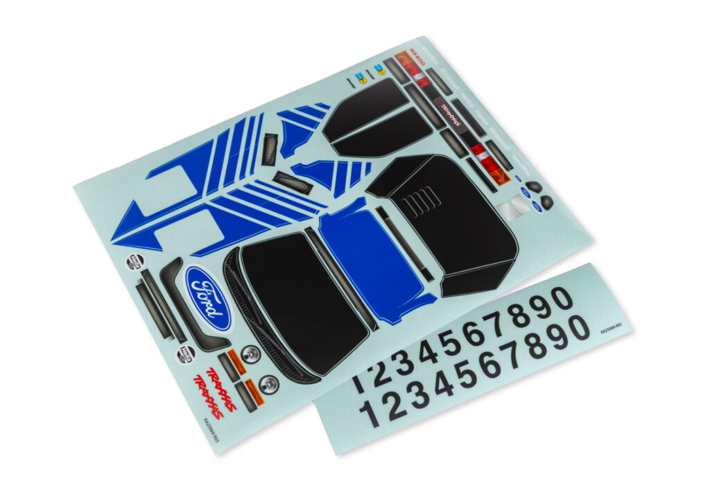 Dekalark Mini Rally Ford RS200 Blå 10816-BLUE