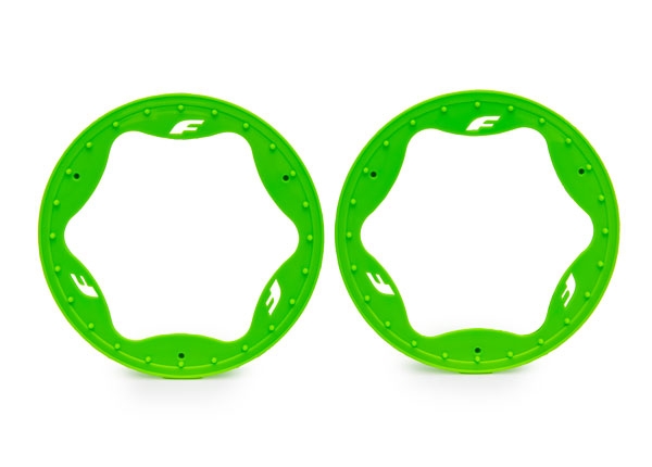 Beadlock Ringar Grön Pro Scale Sand Car Race 4.3" Bak (2) 10948-GRN