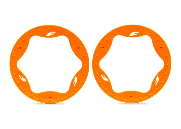 Beadlock Ringar Orange Pro Scale Sand Car Race4.3" Bak (2) 10948-ORNG