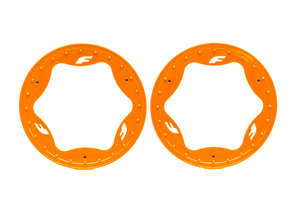 Beadlock Ringar Orange Pro Scale Sand Car 3.9" Bak std. (2)
