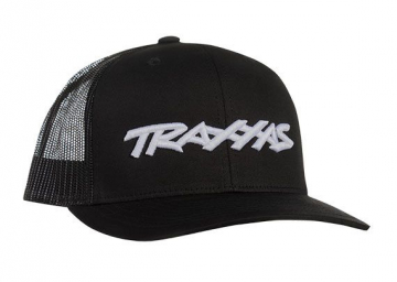 Keps Trucker Style Svängd Skärm Svart (Vit Logo) 1182-BLK