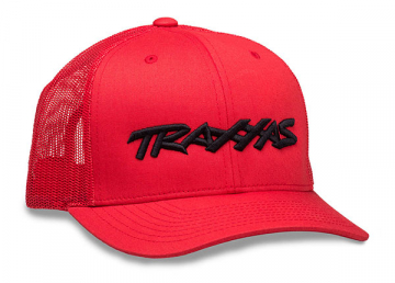 Keps Trucker Style Svängd Skärm Röd 1182-RBL