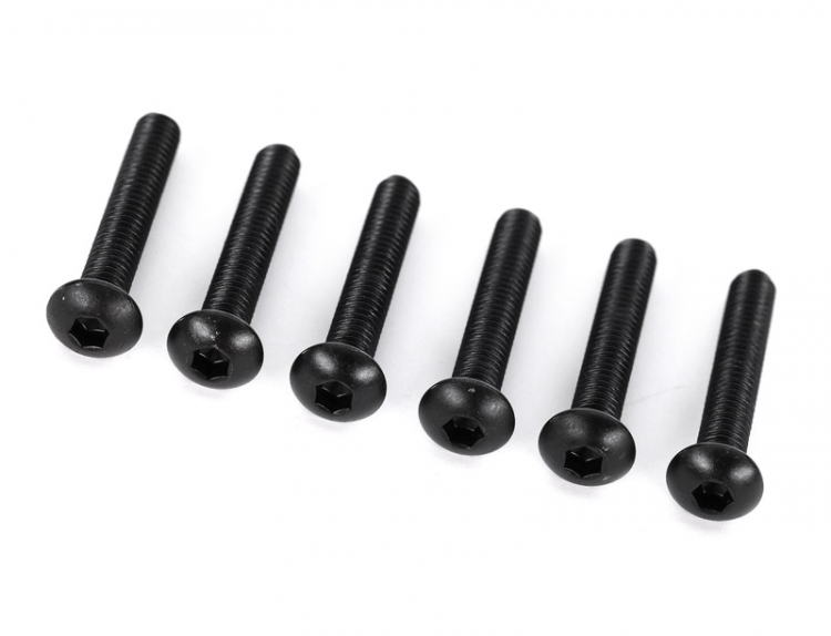 Skruv M4x24mm Kullrig Insex (6) 2455