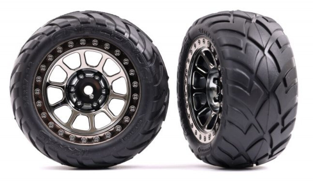 Däck & Fälg Anaconda / Svart Krom 2.2" Bak (2) 2478T