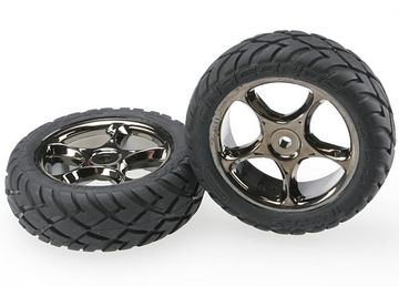 Däck & Fälg Anaconda/Tracer Svartkrom 2.2" 2WD Fram (2) 2479A