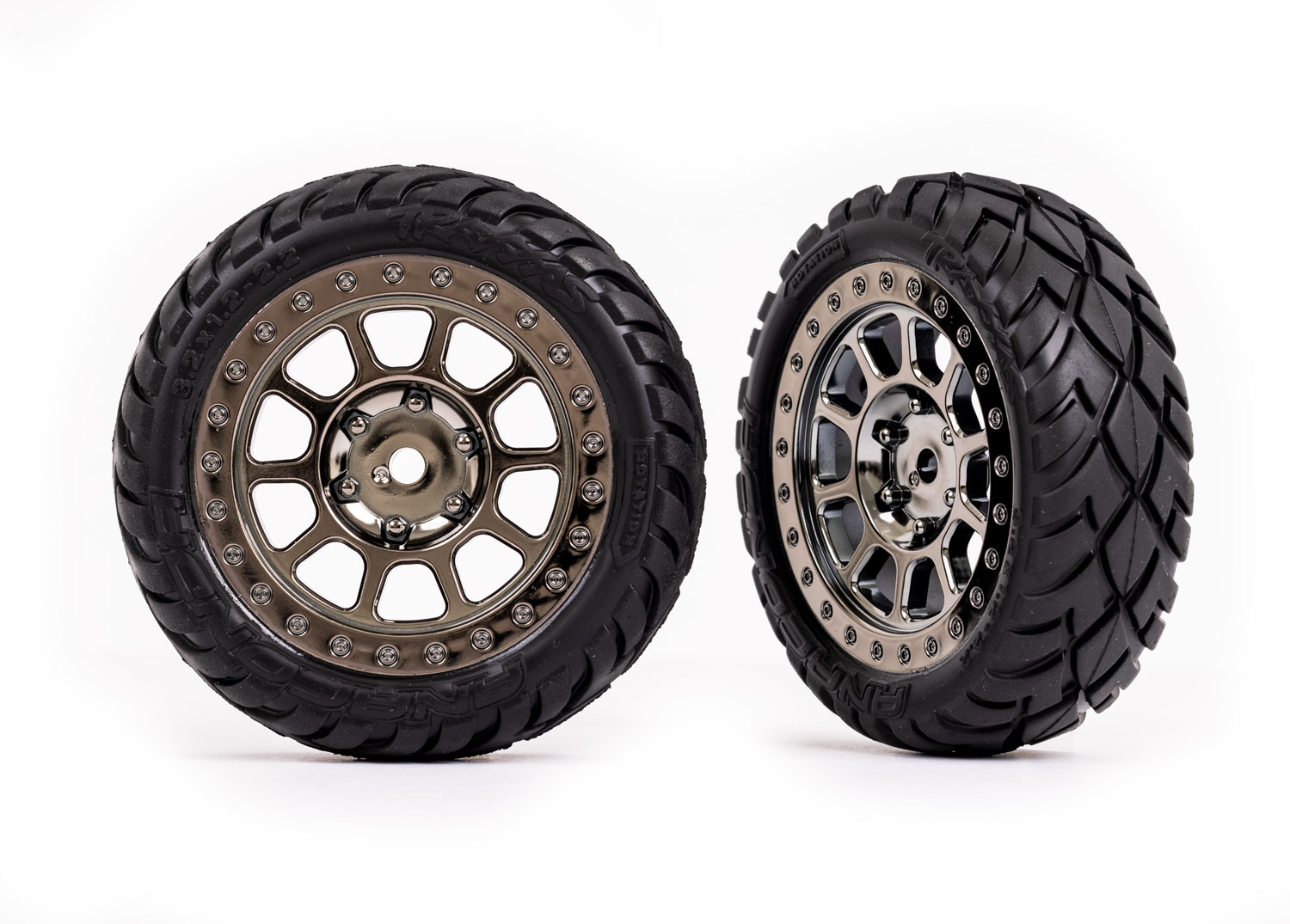 Däck & Fälg Anaconda / Svart Krom 2.2" 2WD Fram (2) 2479T
