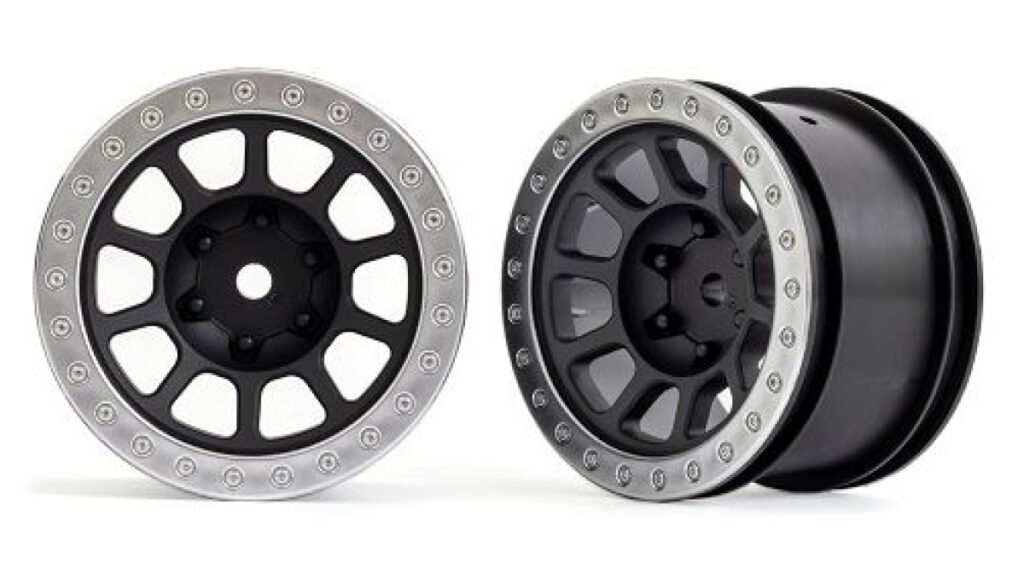 Fälg Grå med Kromad Ring 2.2" 2WD Bak (2) Bandit 2480
