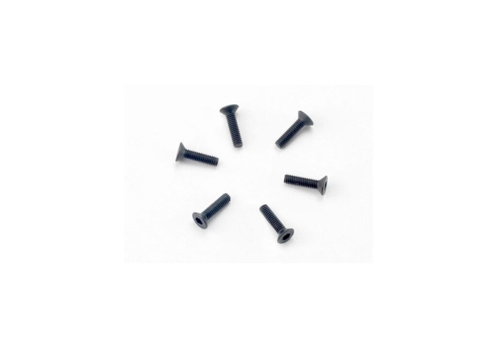 Skruv M2,5x10mm Försänkt Insex (6) 2523