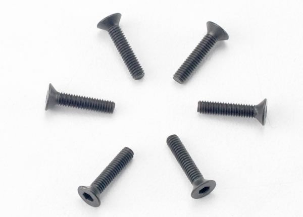 Skruv M2,5x12mm Försänkt Insex (6) 2526 - Bild 2