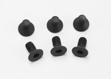 Skruv M3x6mm Försänkt Insex (6) 2534