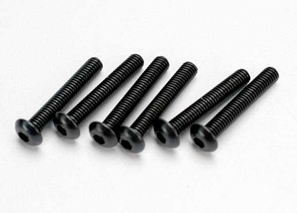 Skruv M3x18mm Kullrig Insex (6) 2583 - Bild 2