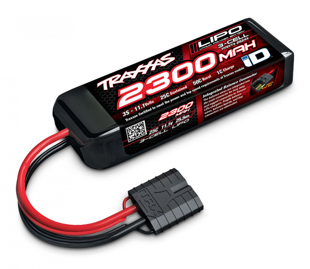 Li-Po Batteri 3S 11.1V 2300mAh 25C iD-kontakt - 2824X