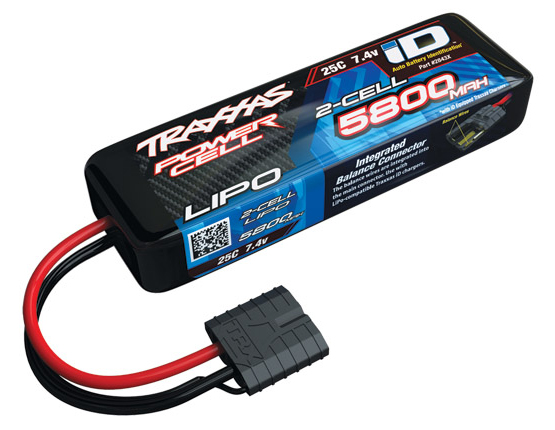 LiPo 7,4V 2S 5800mAh 25C iD Traxxas 2843X