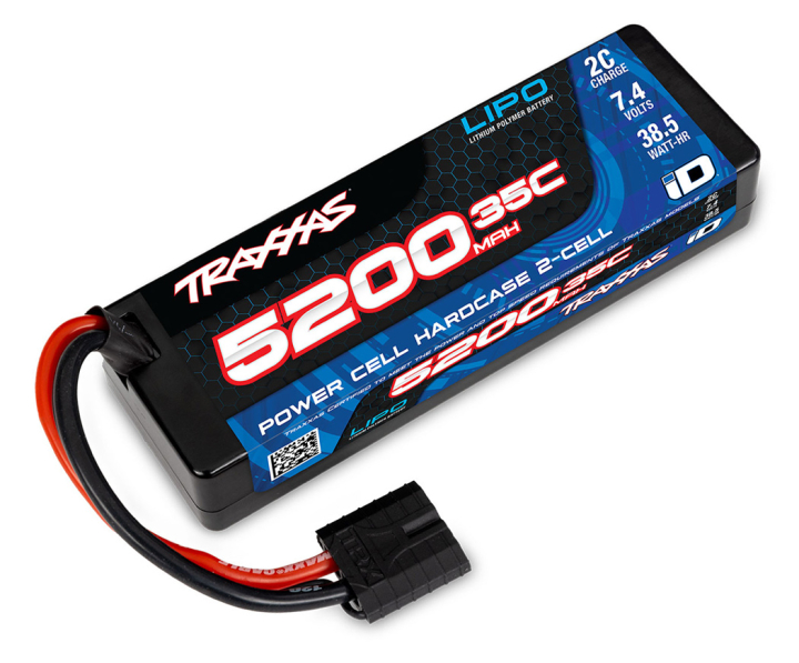 Li-Po Batteri 2S 7,4V 5200mAh 35C iD-kontakt 2844R