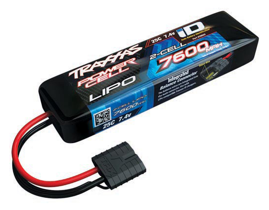 LiPo 7,4V 2S 7600mAh 25C iD Traxxas 2869X