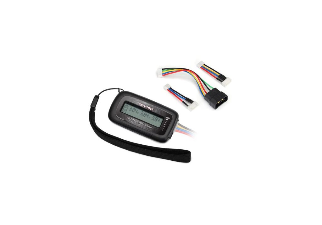 Li-Po Voltmätare/Balanserare med Adapter-Kabel 2968X