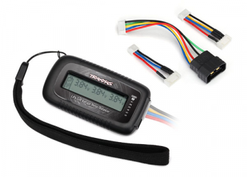Li-Po Voltmätare/Balanserare med Adapter-Kabel 2968X