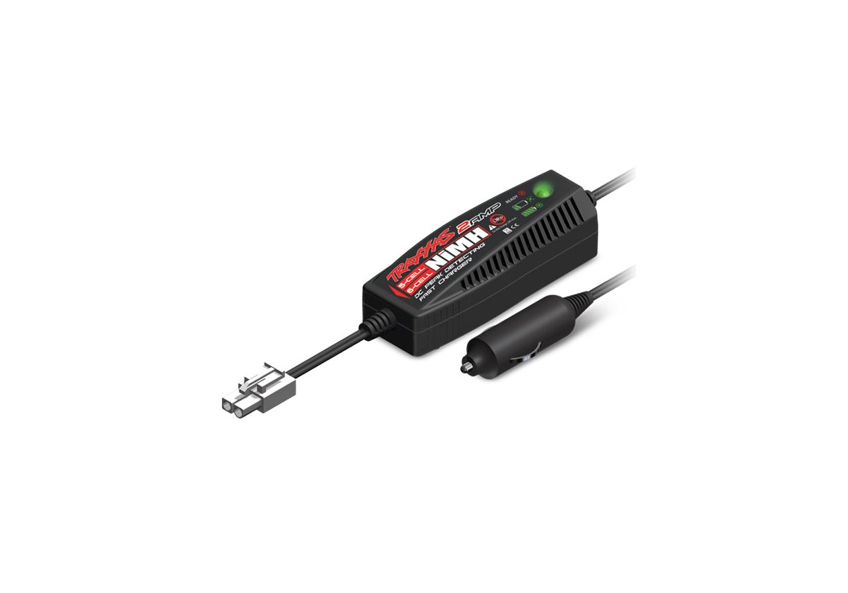 Laddare 12volt 2 amp med Tamiya kontakt 5-6cell 2977