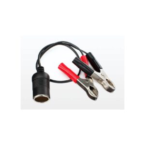 12V Adapter Hona till krokodilklämmor* 2979