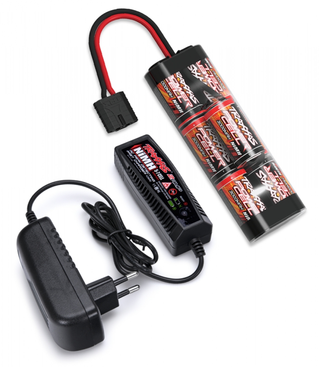 Laddare 2969G och 8,4V NiMH 3000mAh Hump iD Combo 2984G
