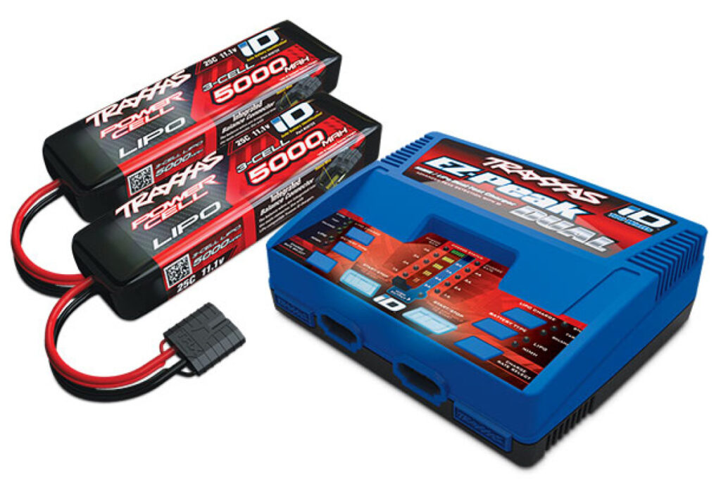 Laddare EZ-Peak Dual 8A och 2 x 3S 5000mAh Batteri Combo
