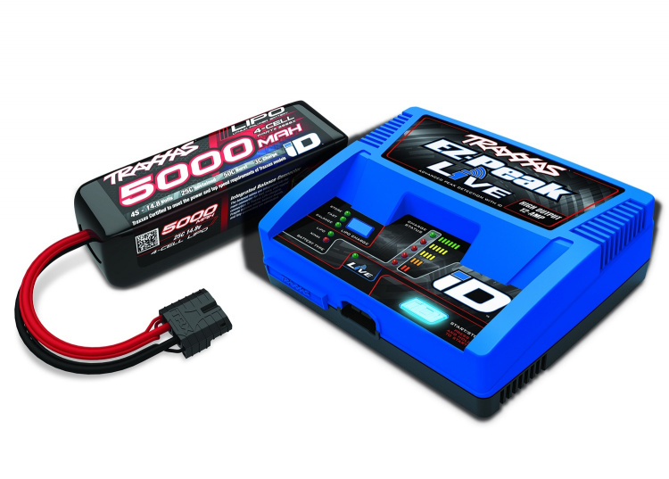EZ-Peak 12A 4S  5000mAh Batteri Comb Laddare Traxxas 2996GX