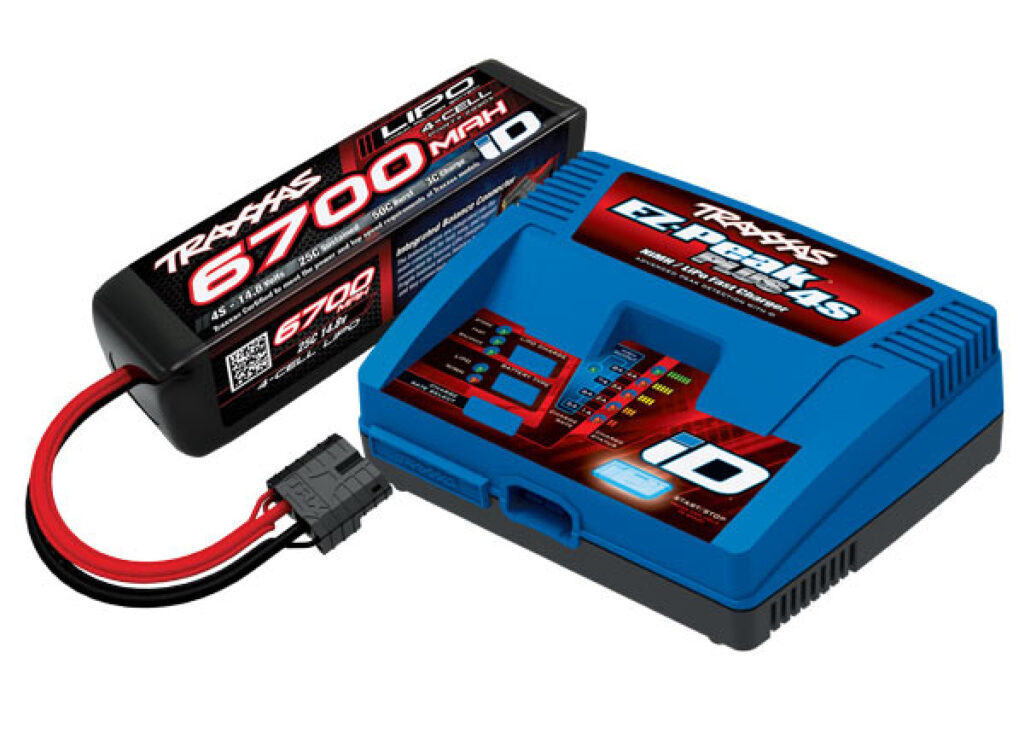 Peak Plus 8A och 4S 14.8v Li-Po 6700mAh Laddare Traxxas