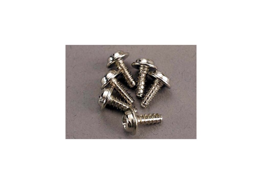 Skruv 3x8mm Självgängande med Krage (6) 3290