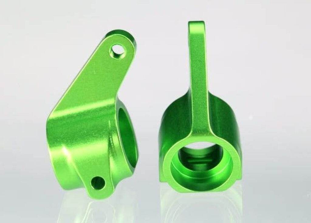 Styrspindel Aluminium Grön (Par) 3636G