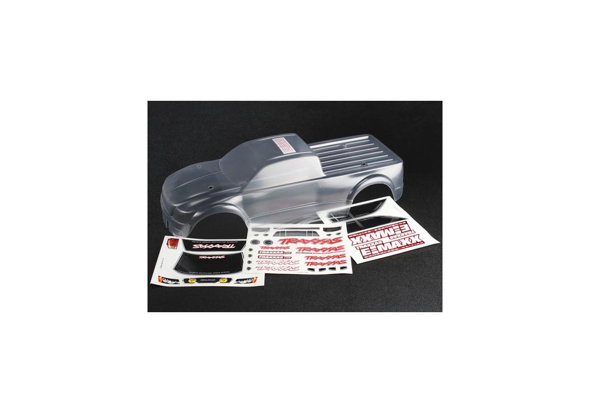 Kaross E-Maxx Brushless Omålad 3915