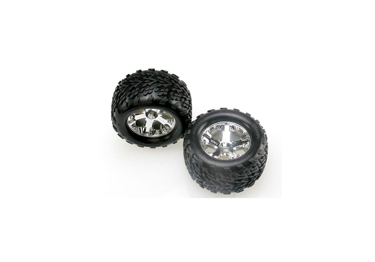 Däck & Fälg Talon/All-Star Krom 2.8" (Nitro Fram) (2) 4171
