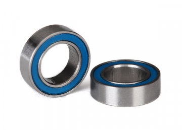 Kullager 6x10x3mm Gummitätat Blå (2) 5105