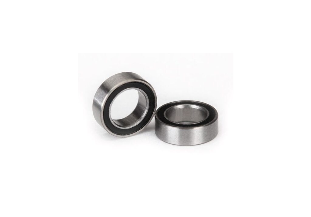 Kullager 5x8x2,5mm Gummitätat Svart (2) 5114A