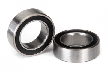 Kullager 5x8x2,5mm Gummitätat Svart (2) 5114A