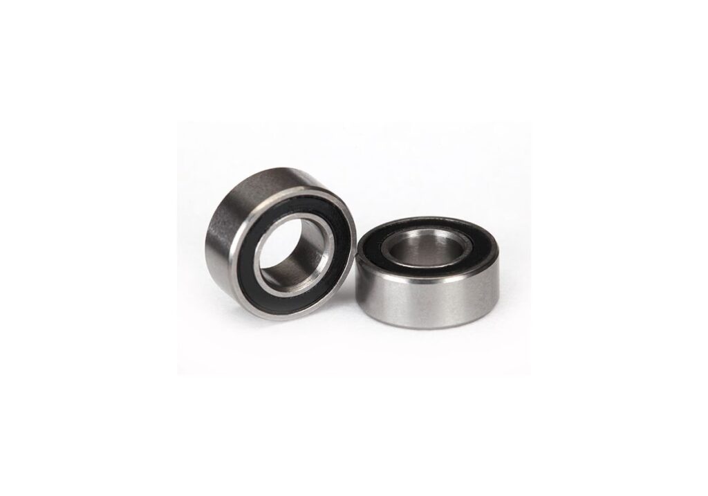 Kullager 5x10x4mm Gummitätat Svart (2) 5115A