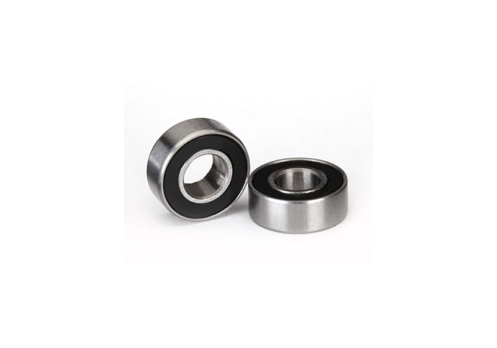 Kullager 5x11x4mm Gummitätat Svart (2) 5116A