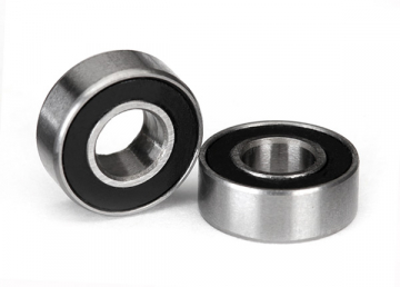Kullager 5x11x4mm Gummitätat Svart (2) 5116A