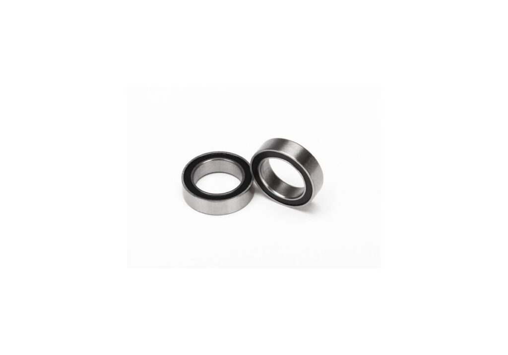 Kullager 10x15x4mm Gummitätat Svart (2) 5119A