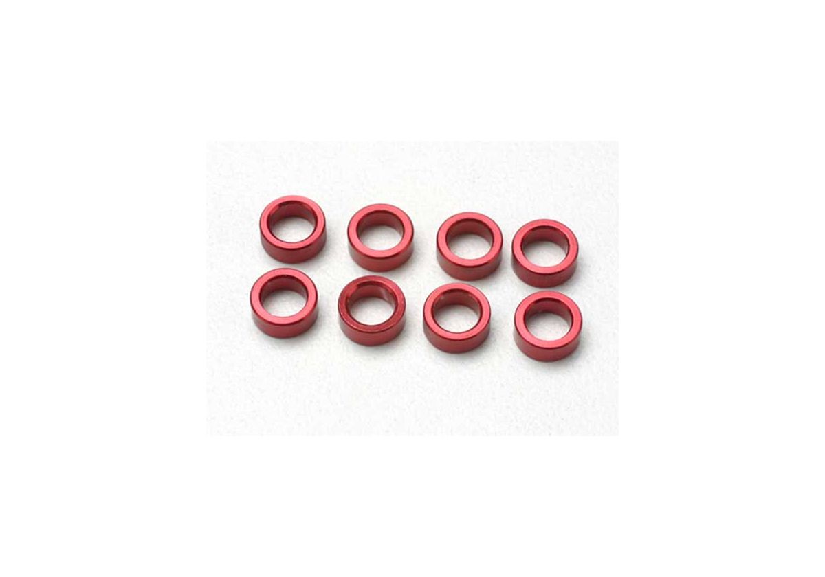 Distanser Aluminium Röd (8) 5133