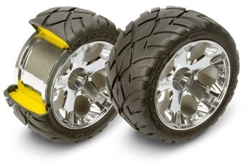 Däck & Fälg Anaconda/All-Star Krom 2.8" (Nitro Fram) (2) 5577R