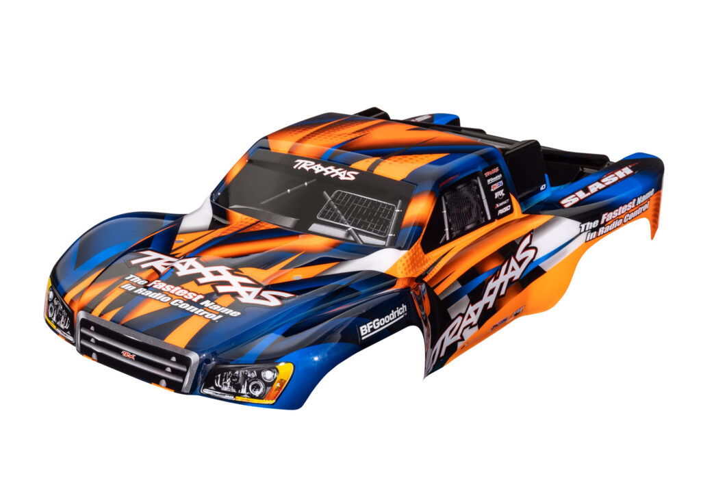 Kaross Slash 2WD/4x4 Orange & Blå Målad* 5851T