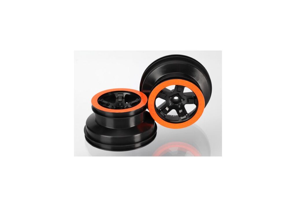 Fälg SCT Svart-Orange 2.2/3.0" 2WD Fram (2) 5870X
