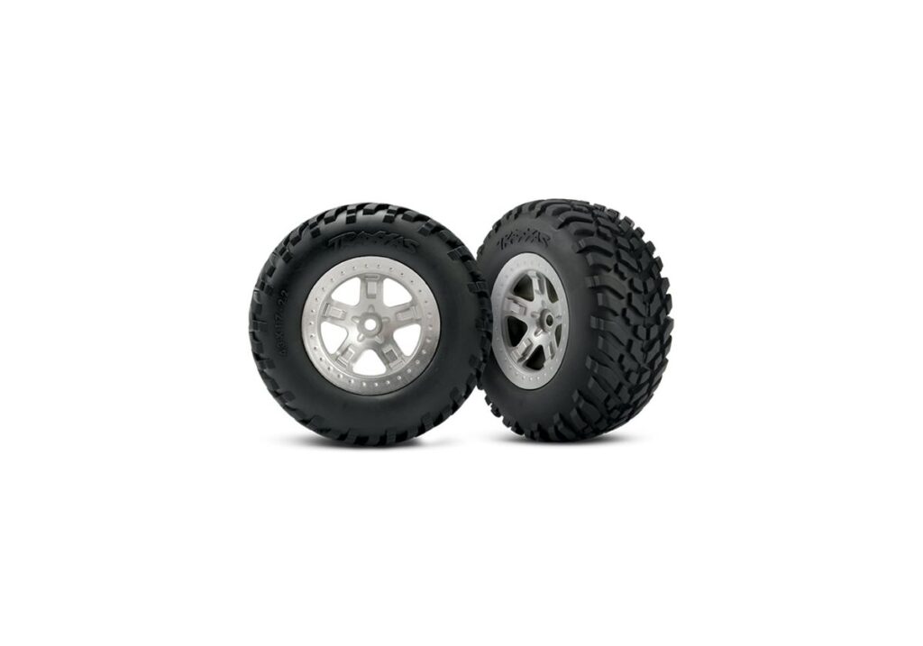 Däck & Fälg SCT/SCT Matt Krom 4WD/2WD Bak (2) 5873