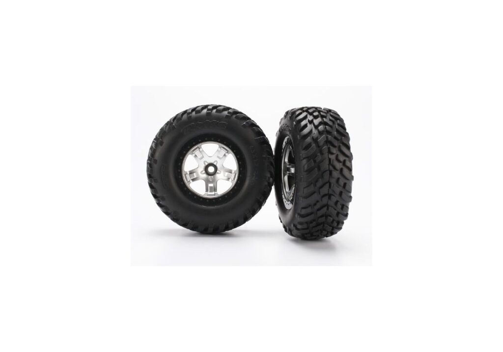 Däck & Fälg SCT/SCT Matt Krom 2WD Fram (2) 5875X