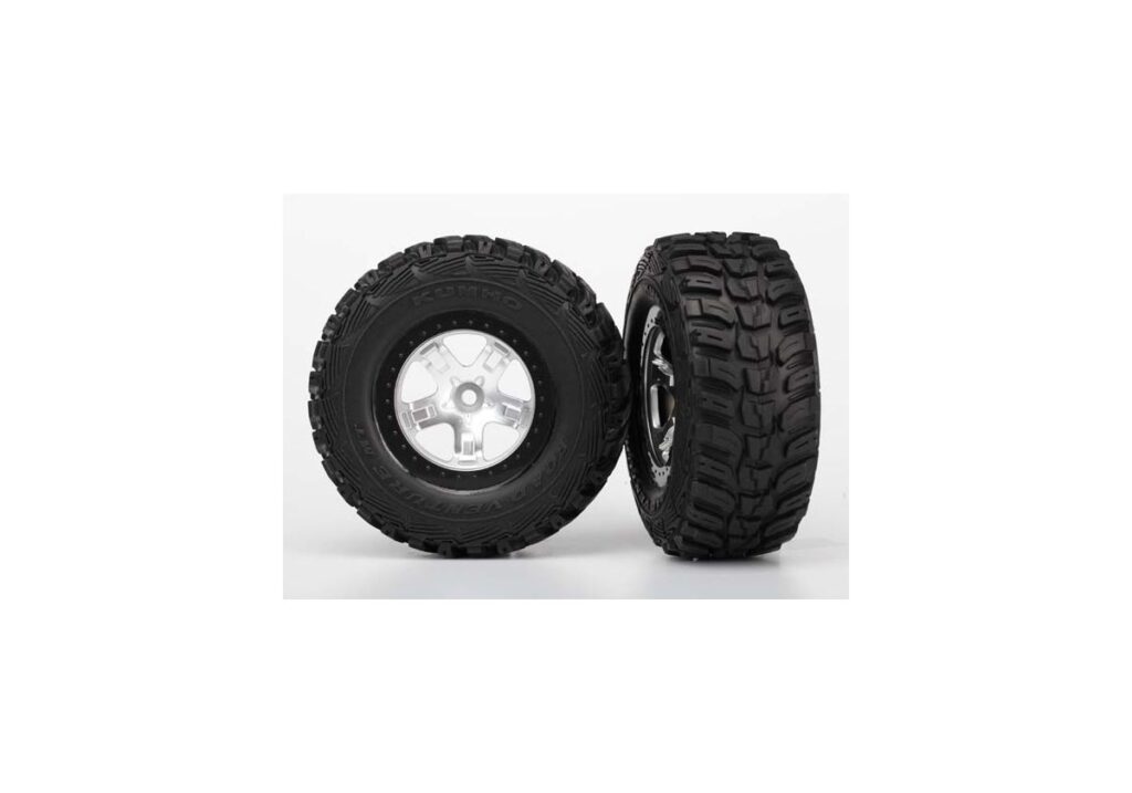 Däck & Fälg Kumho/SCT Matt Krom-Svart 4WD/2WD Bak (2) 5880