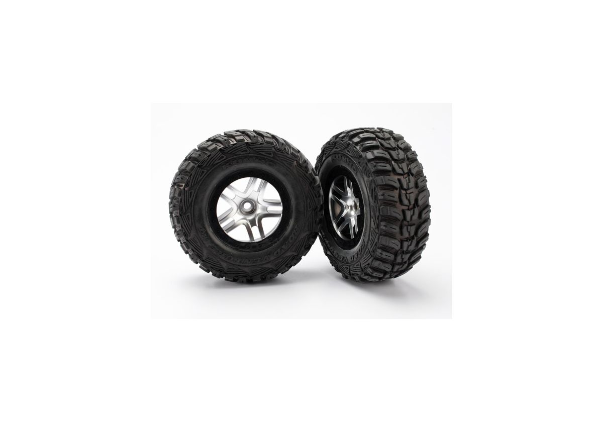 Däck/fälg Kumho S1/S-Spoke Matt Krom-Svart 2WD Fram (2)