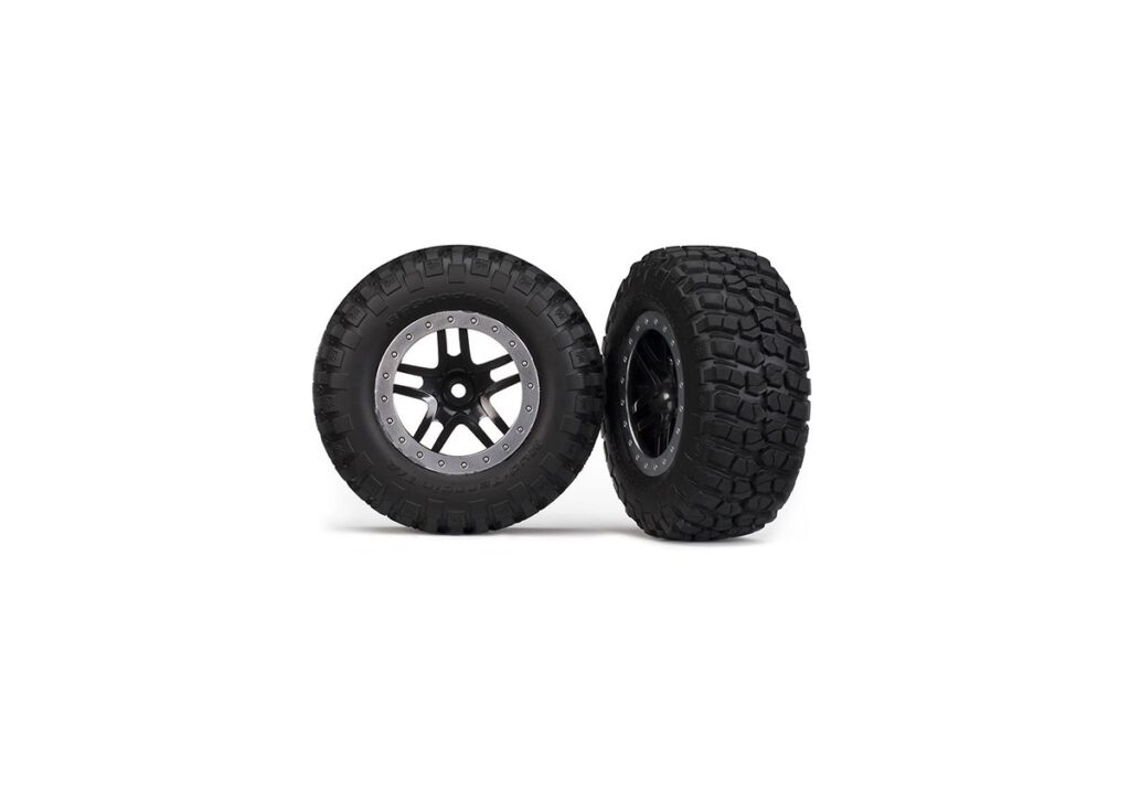 Däck/fälg BFGoodrich/S-Spoke Svart-Matt Krom 2WD Fram (2)