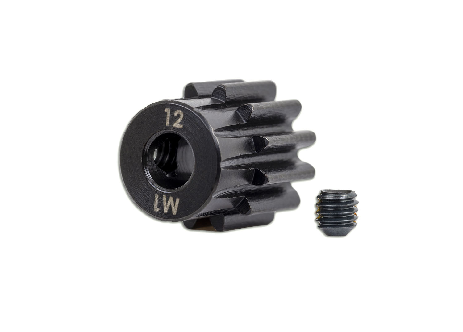 Motordrev (Pinion) 12T 1.0M för 5mm Axel (Fräst/Härdad)
