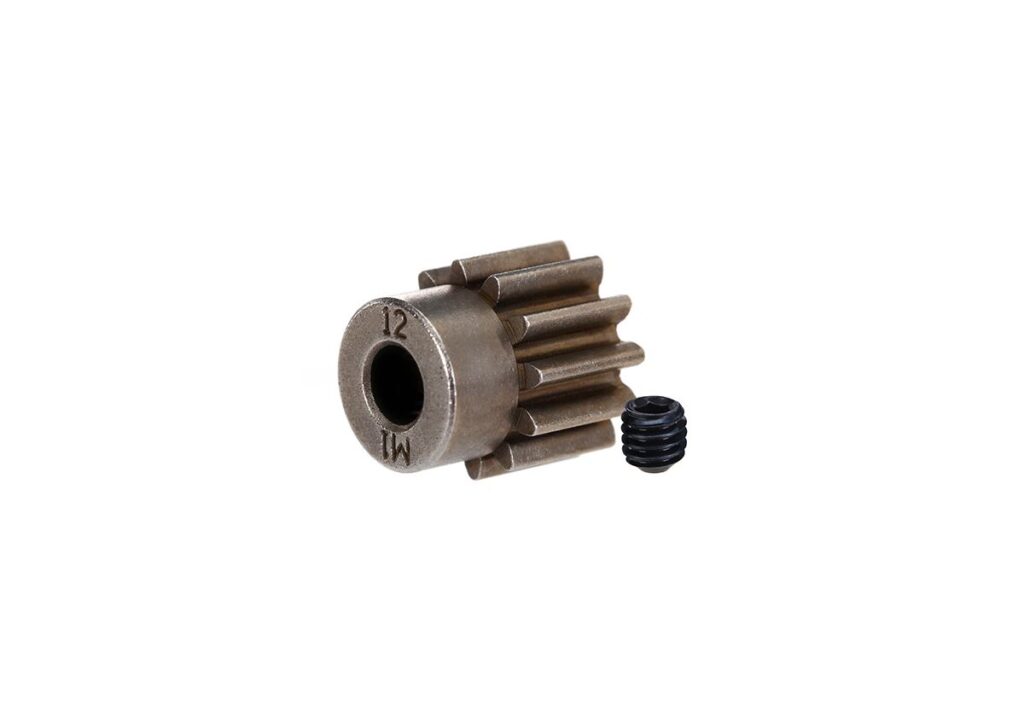 Motordrev (Pinion) 12T 1.0M för 5mm Axel (för ståldrev)