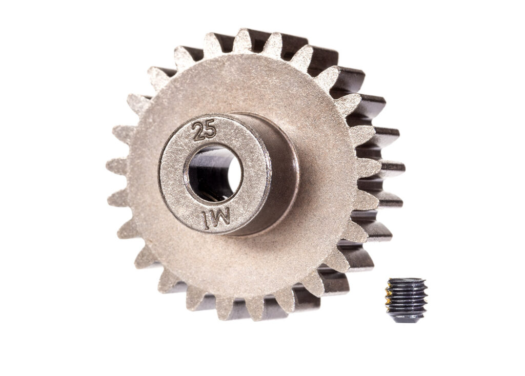 Motordrev (Pinion) 25T 1.0M för 5mm Axel (för ståldrev)